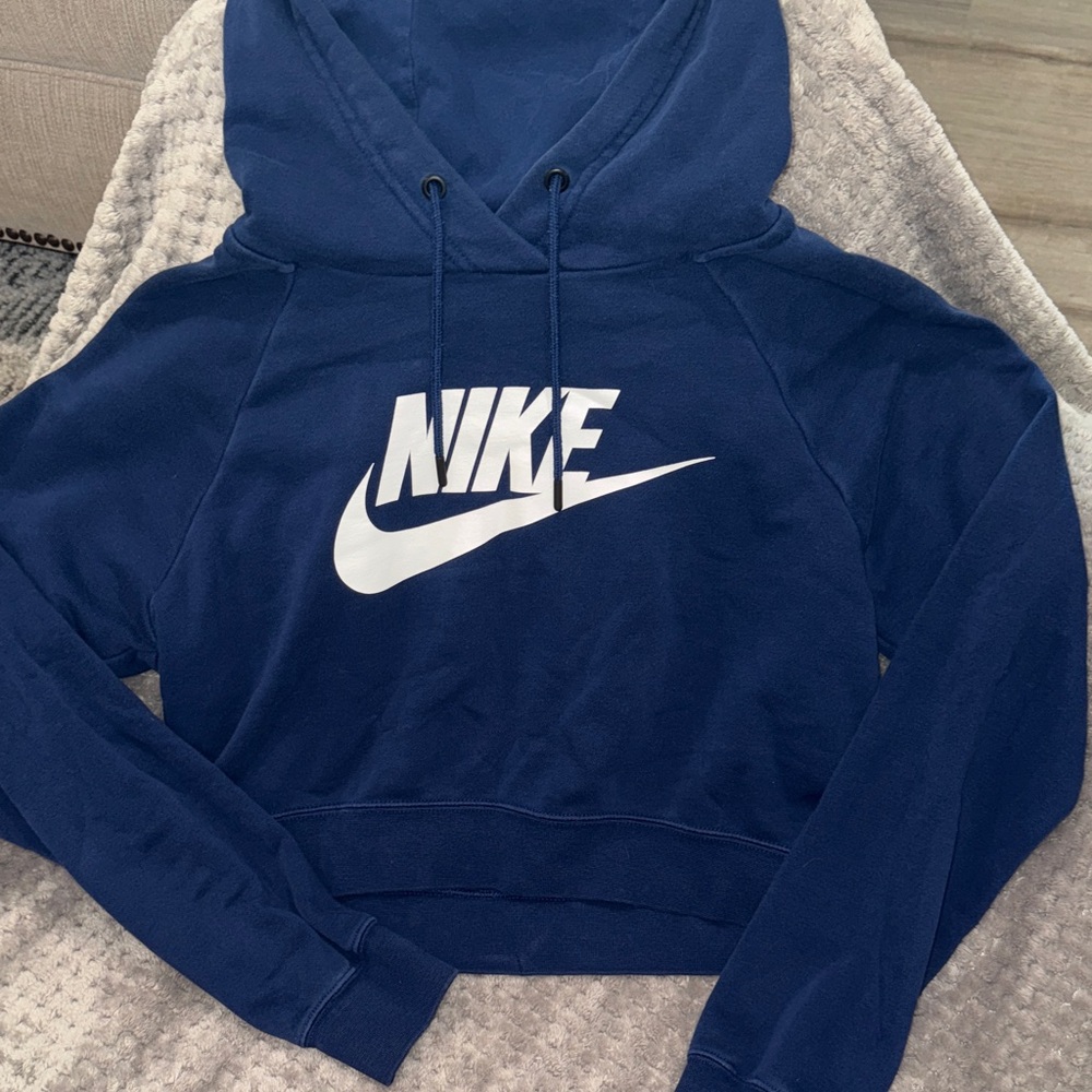 Nike Women's Navy Blue Hoodie